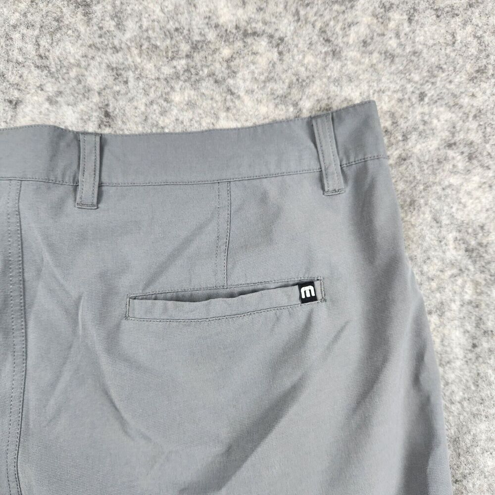 Travis Mathew Shorts Sand Harbor Mens 38 Heather Gray Performance Stretch Golf - Picture 8 of 10